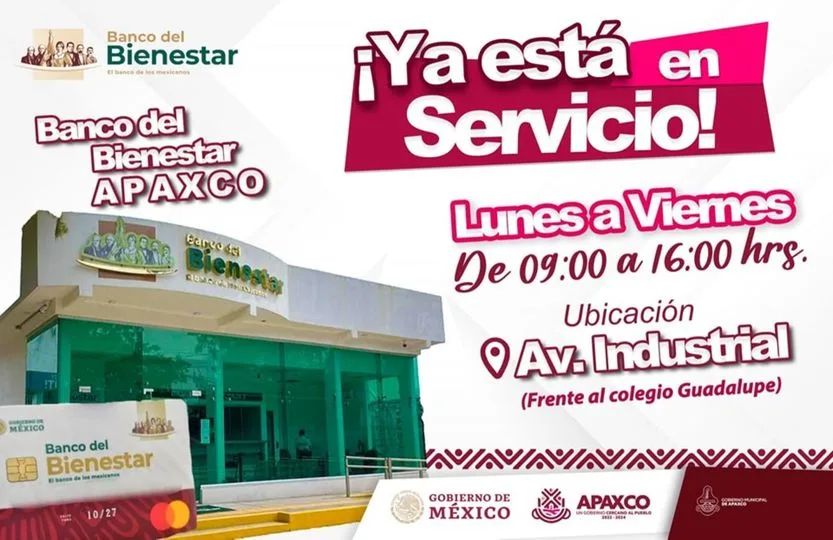 Banco Del Bienestar Apaxco